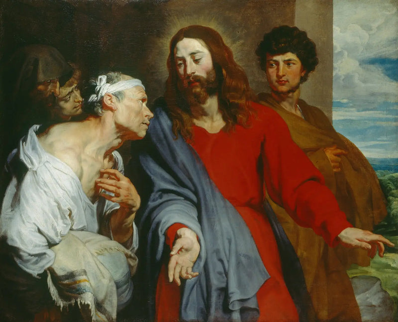 The Christ guérit le paralytique - Antoine van Dyck