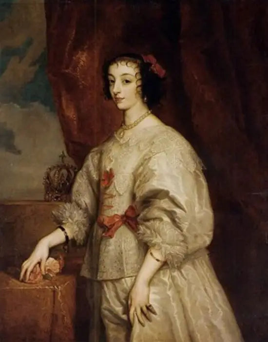Portrait of Henriette Marie - Antoine van Dyck