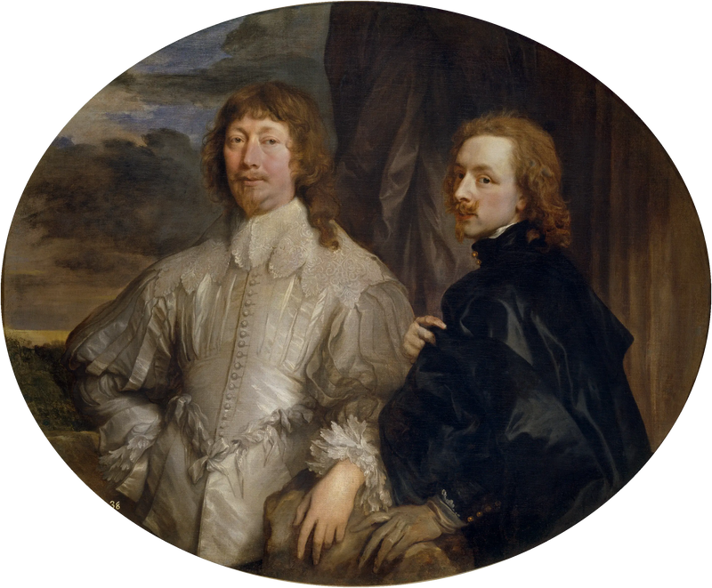 Self-Portrait with Endymion Porter - Antoine van Dyck