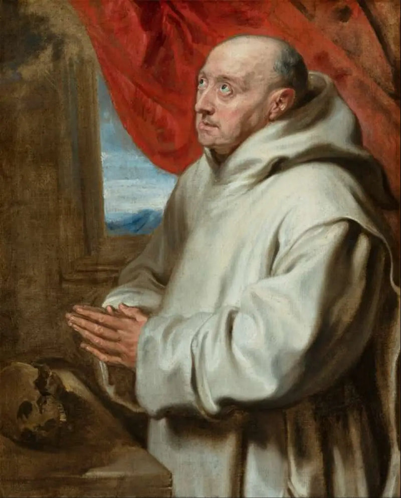 Monk in Prayer (Saint Bruno) - Antoine van Dyck