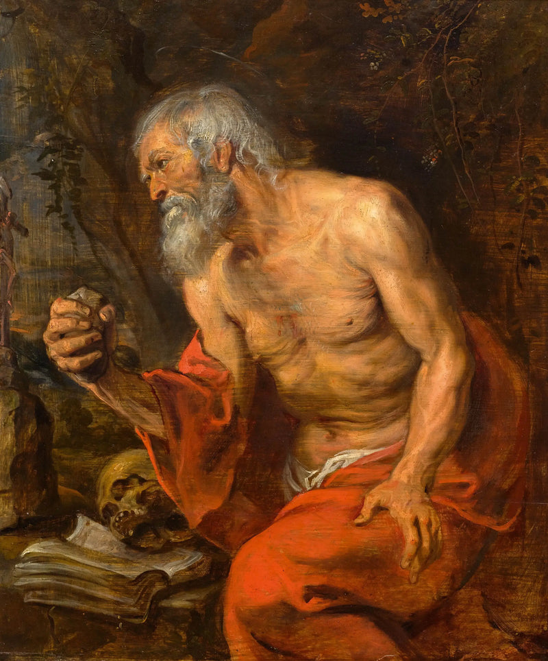 Saint Jerome in the Desert - Antoine van Dyck