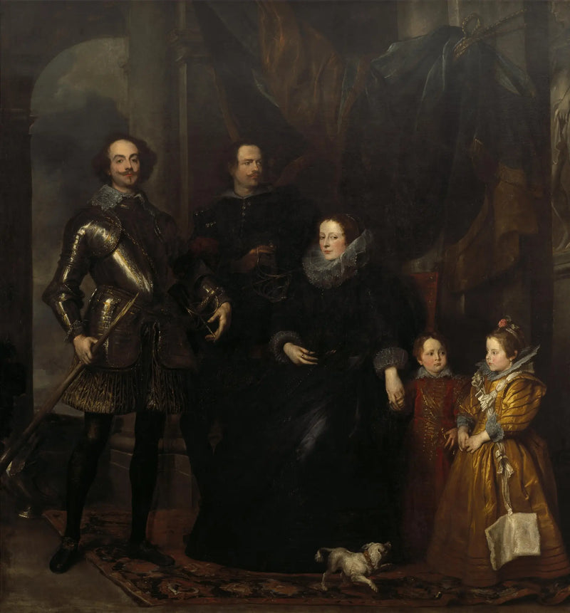 Portrait of the Lomellini Family - Antoine van Dyck