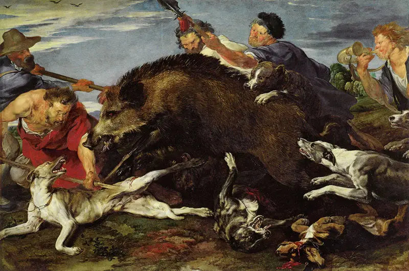 Boar Hunt - Antoine van Dyck