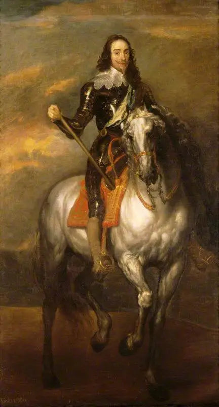 King Charles I (1600-1649) on horseback - Antoine van Dyck