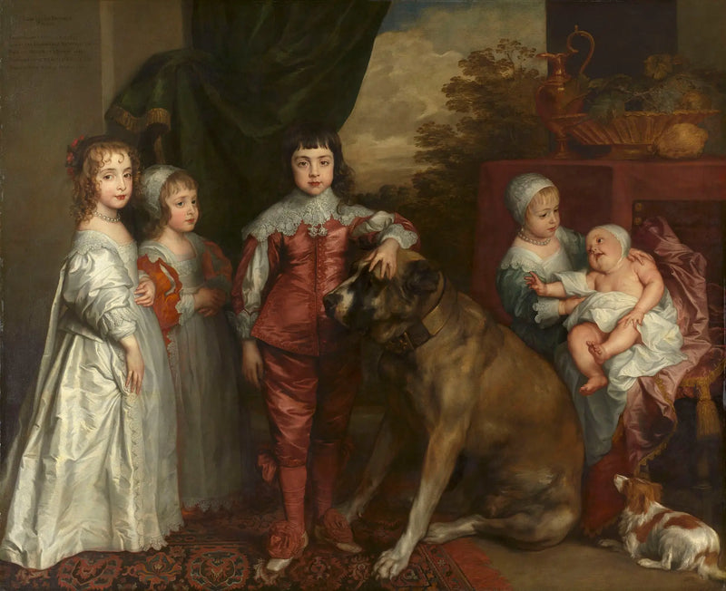 The Five Children of Charles I - Antoine van Dyck