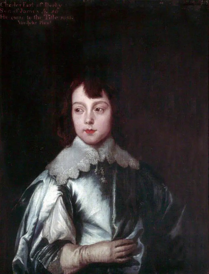 Charles Stanley (1628–1672), 8th Earl of Derby - Antoine van Dyck