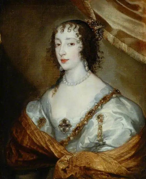 Queen Henriette Marie (1609–1669) - Antoine van Dyck