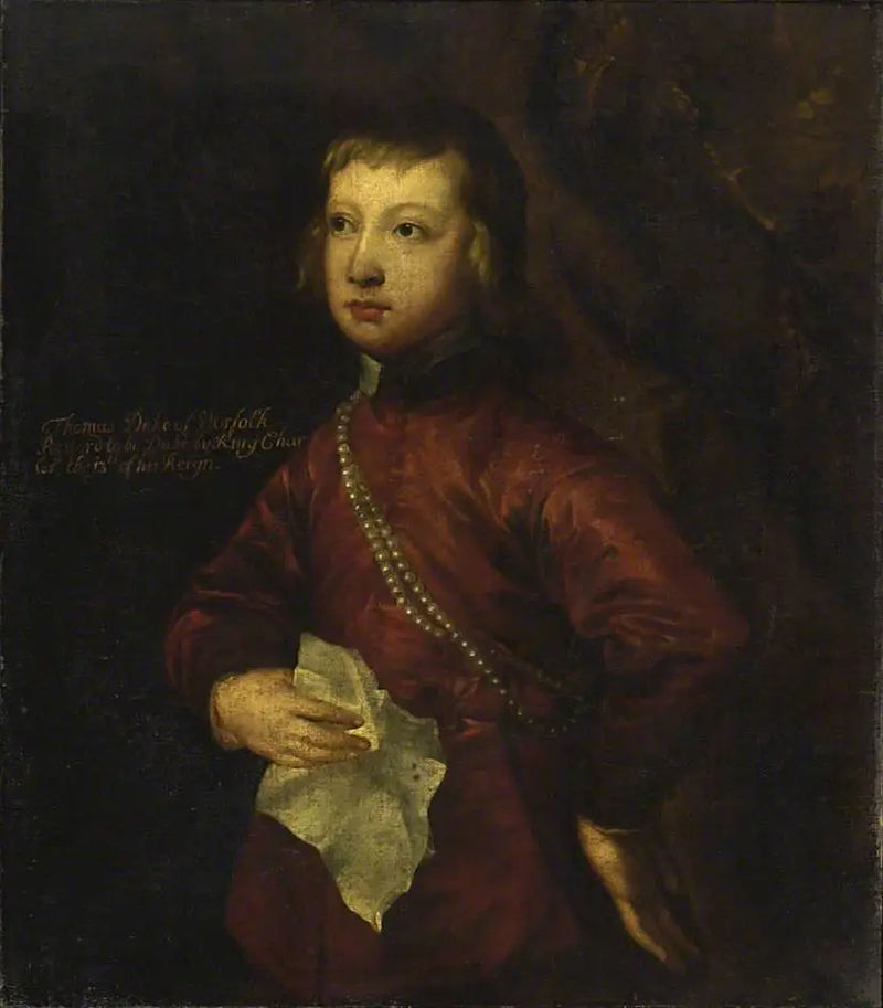 Thomas Howard, future 5th Duke of Norfolk, when he was a child - Antoine van Dyck