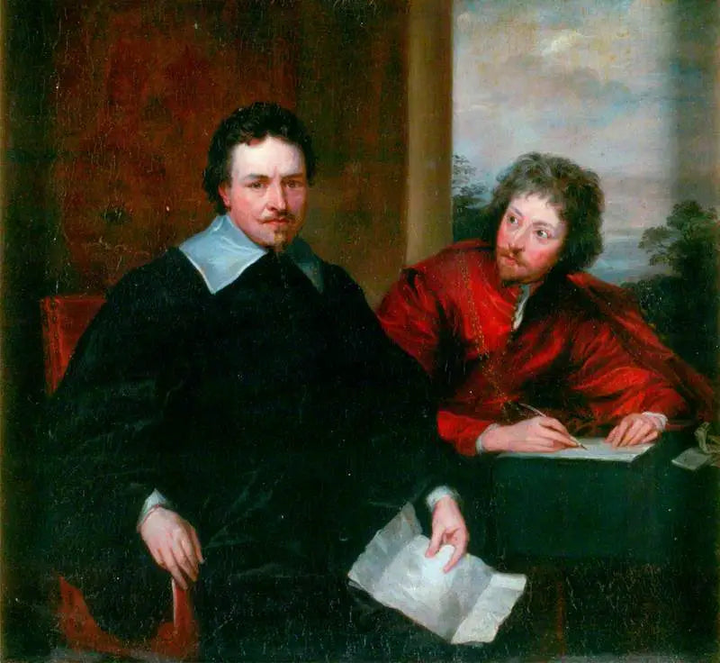 Thomas Wentworth (1593–1641), 1er comte de Strafford, and his secretary Sir Philip Mainwaring (1589–1661) - Antoine van Dyck
