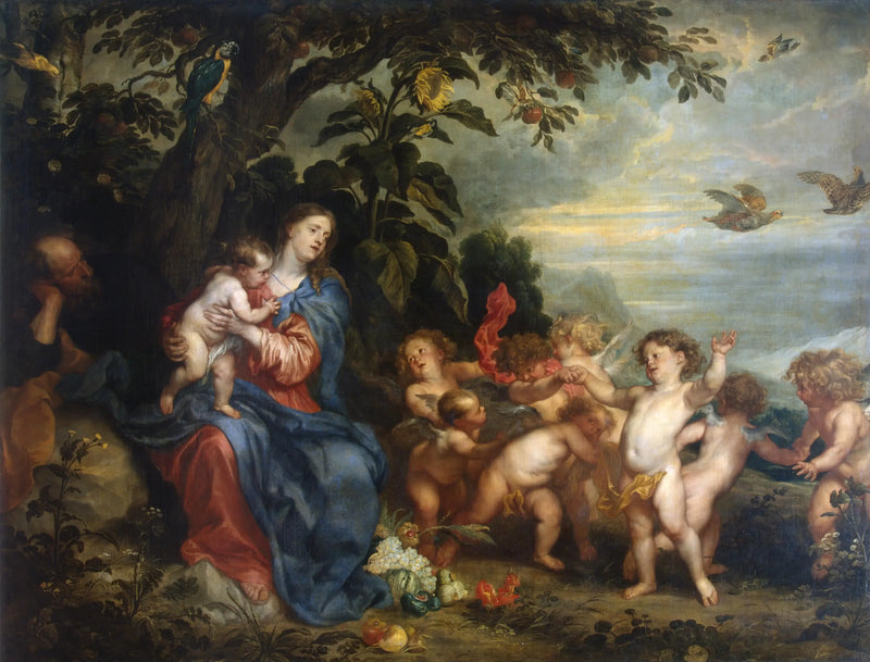The Rest during the Flight into Egypt - Antoine van Dyck