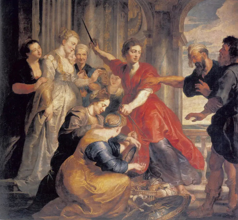 Achilles discovered by Ulysses and Diomedes - Peter Paul Rubens