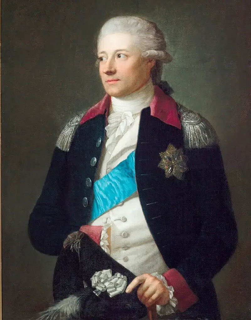 Portrait of Kazimierz Rzewuski - Anton Graff