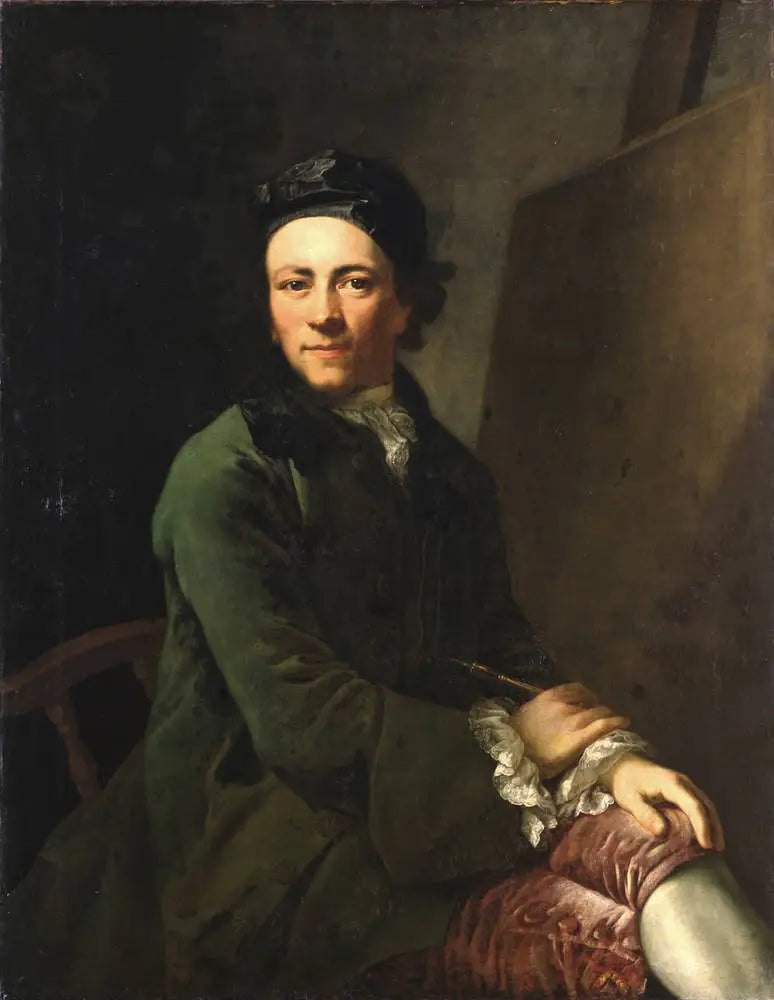 Youth Self-Portrait - Anton Graff