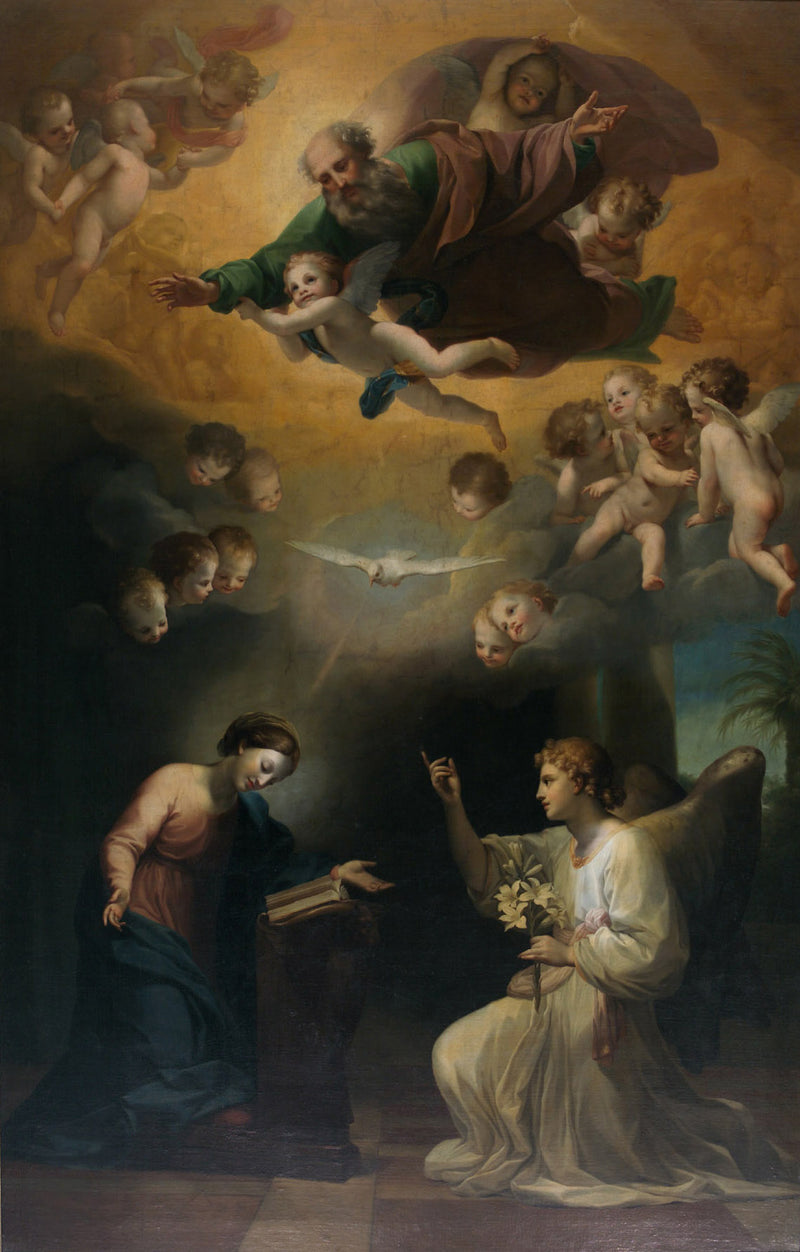 Annunciation to Mary - Anton Raphael Mengs