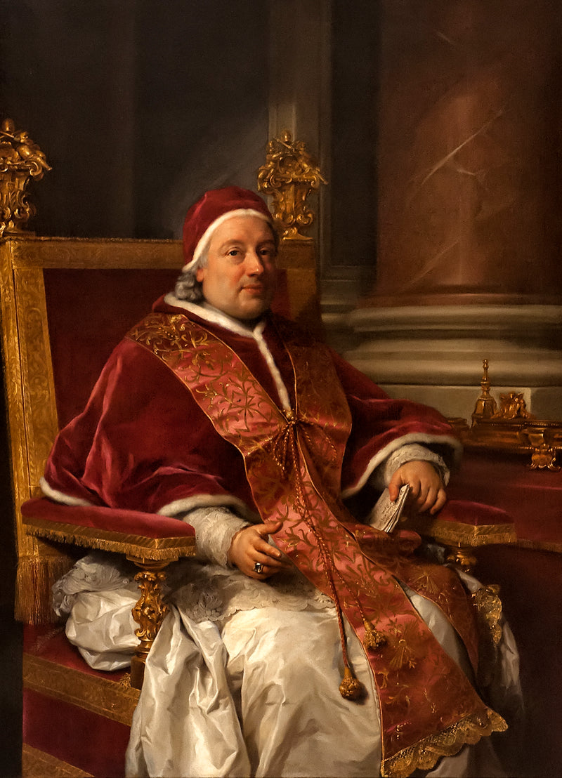 Portrait of Pope Clement XIII Rezzonico - Anton Raphael Mengs