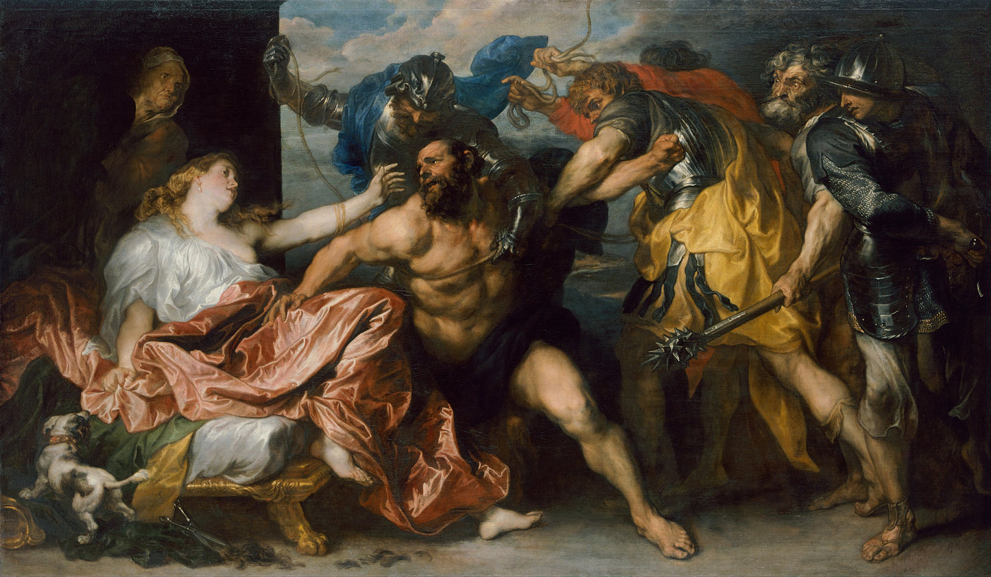 🦁 Samson and Delilah – Anthony van Dyck (circa 1620)