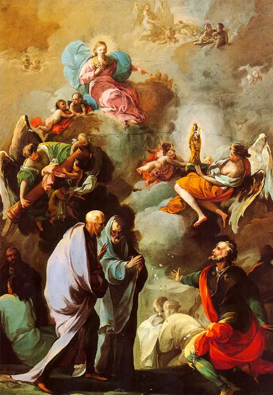 Apparition of the Virgin of the Pillar to Saint James and his Disciples in Zaragoza - Francisco de Goya