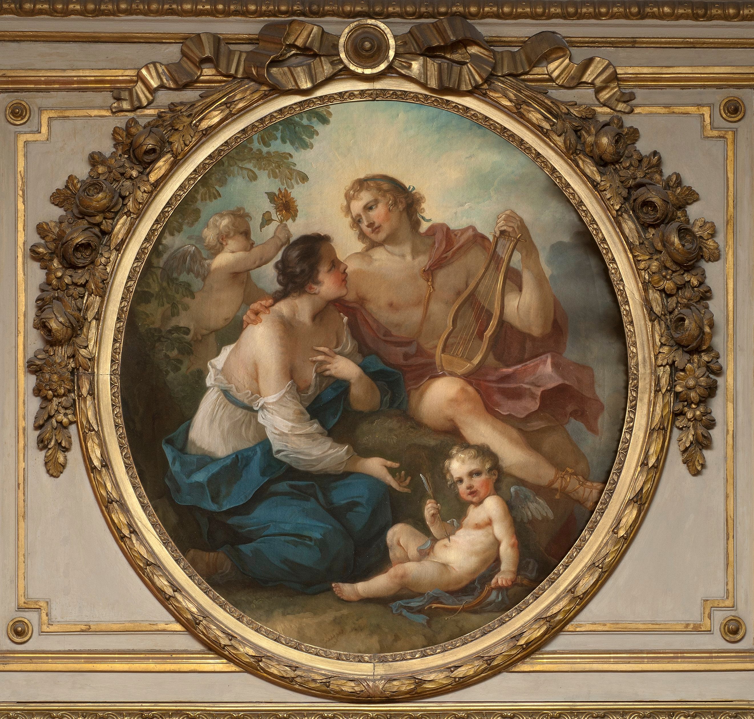 Apollon et Clythie - Charles-Joseph Natoire