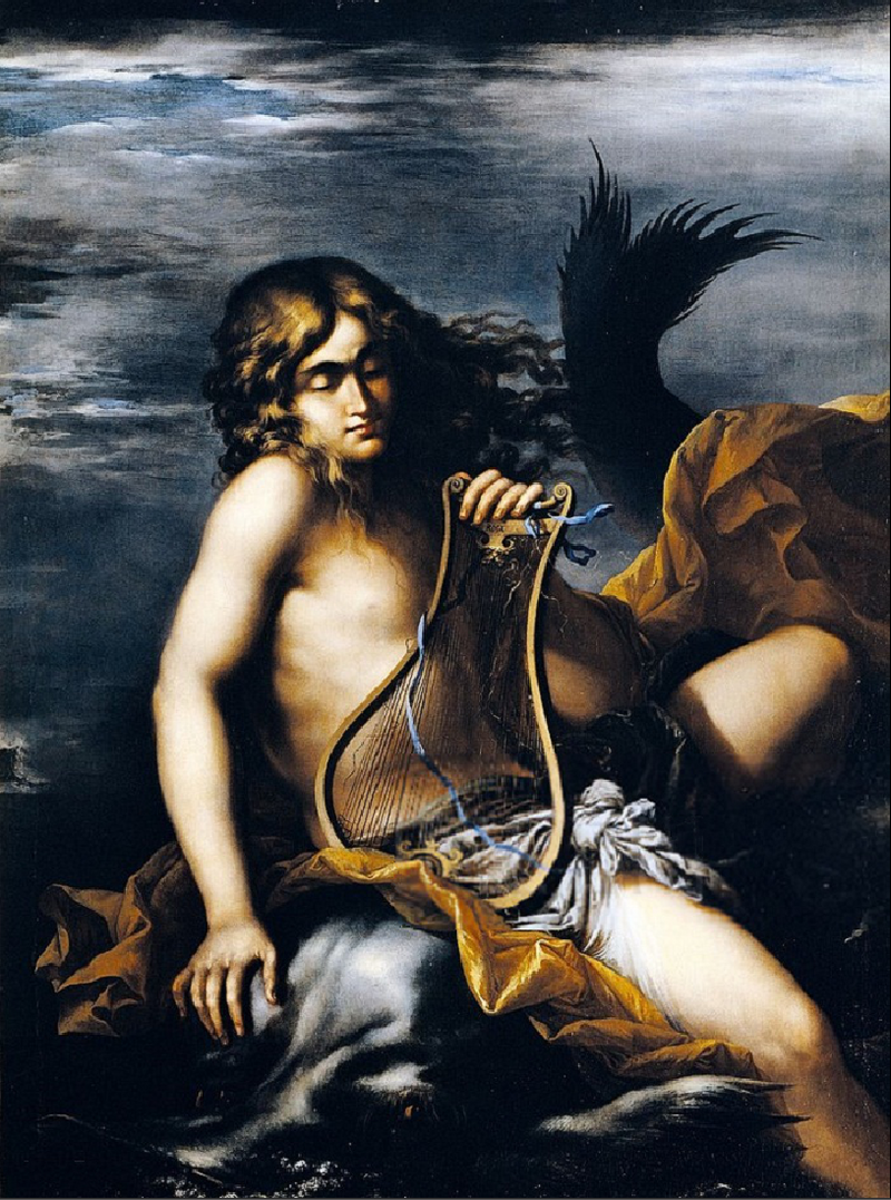 Arione e il delfino - Salvator Rosa