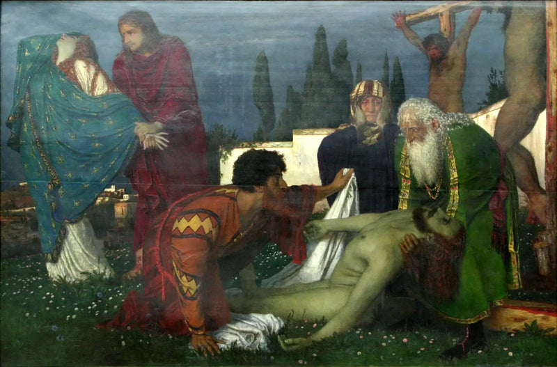 The Deposition - Arnold Böcklin