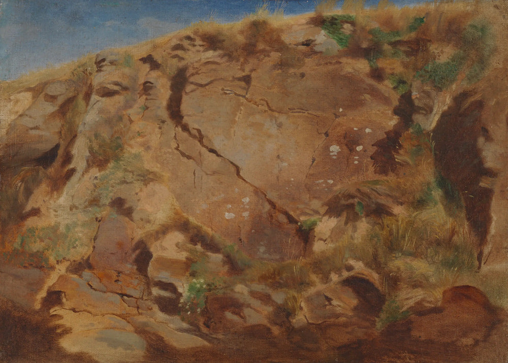 Paroi d’une falaise - Arnold Böcklin - Alpha Reproduction