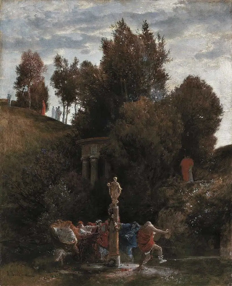 Roman May Day - Arnold Böcklin