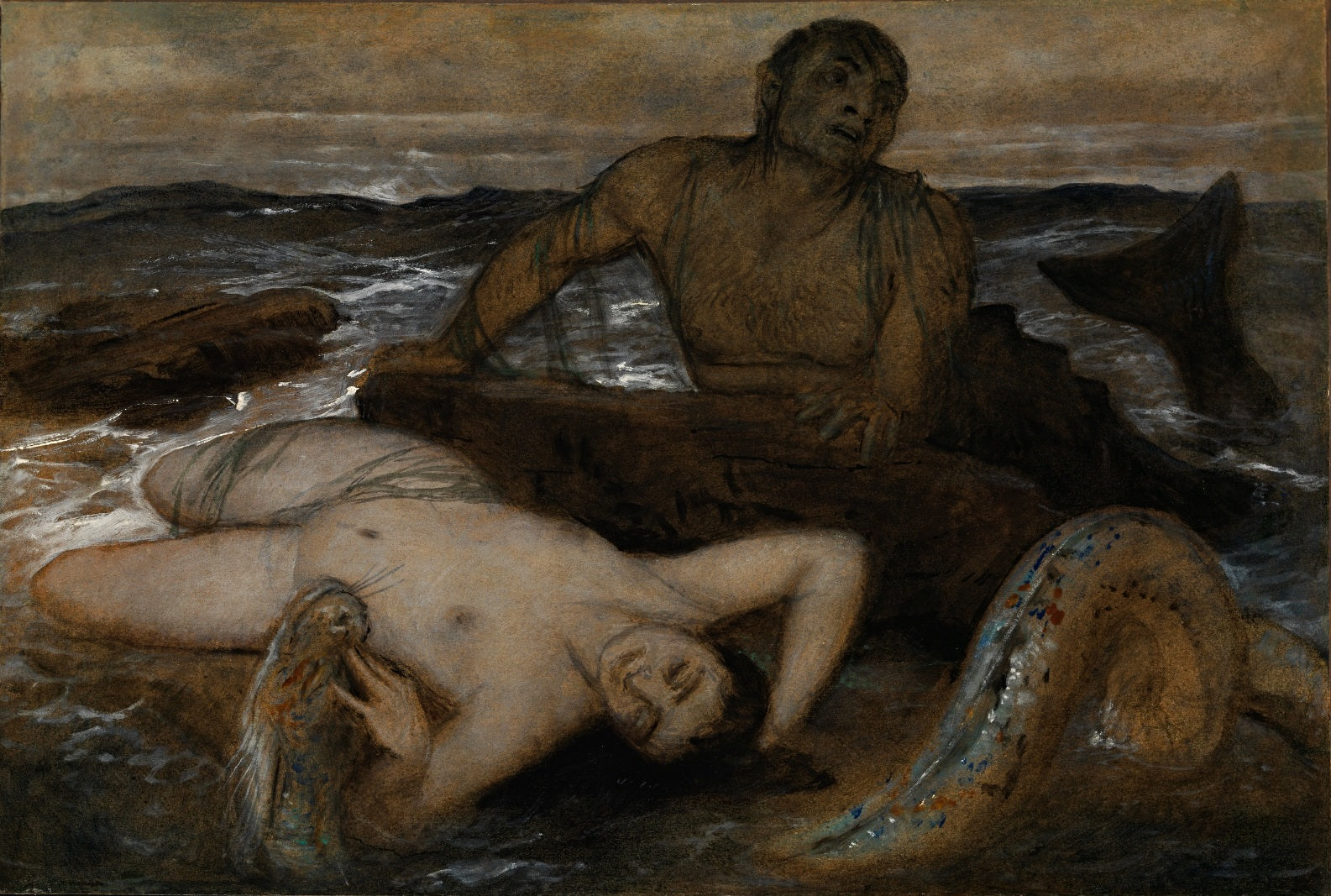 Triton et Néréide - Arnold Böcklin