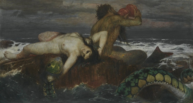 Triton and Nereid - Arnold Böcklin