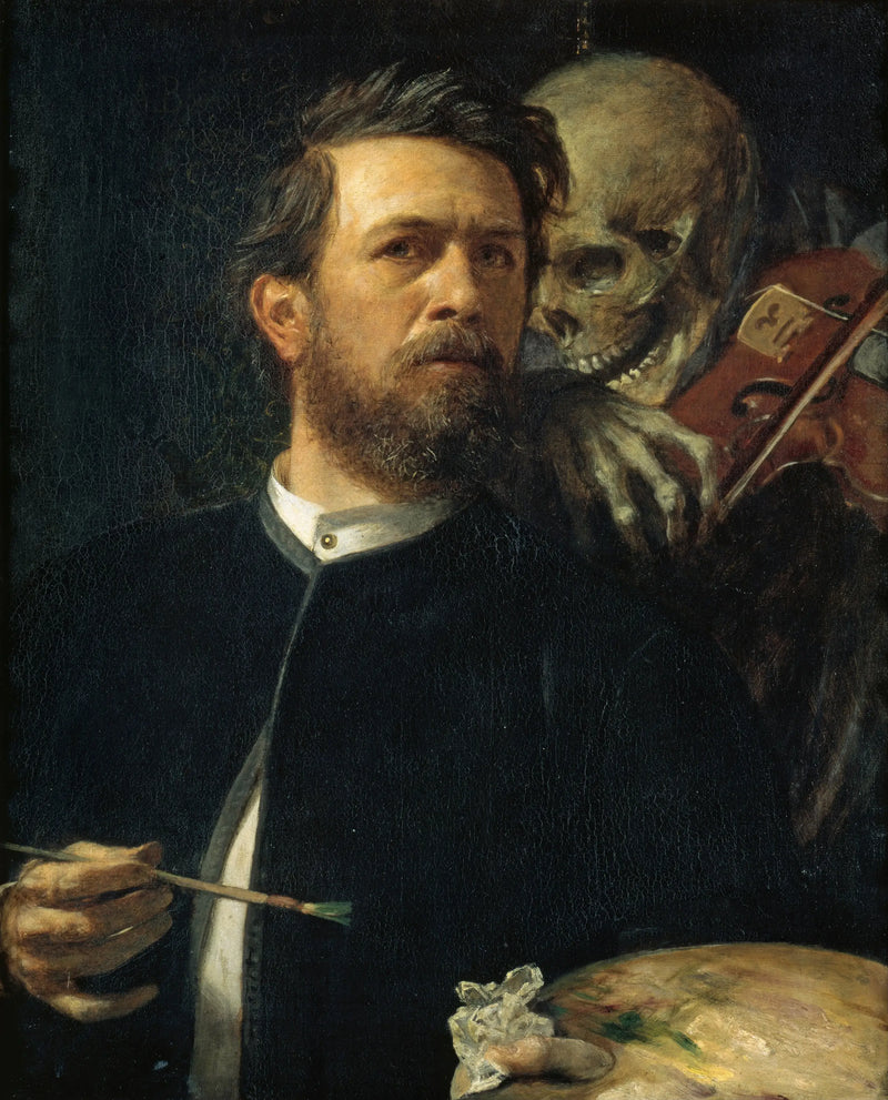 Self-portrait with Death playing the violin - Arnold Böcklin