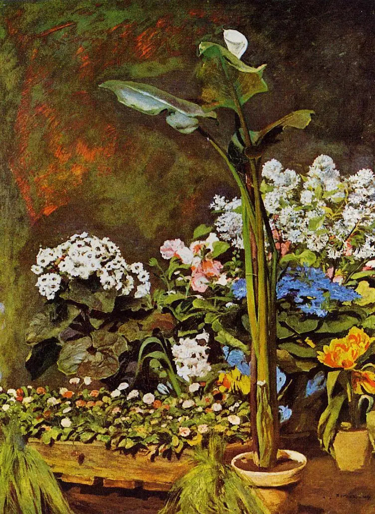 Still Life, Calla Lily and Flowers - Pierre-Auguste Renoir