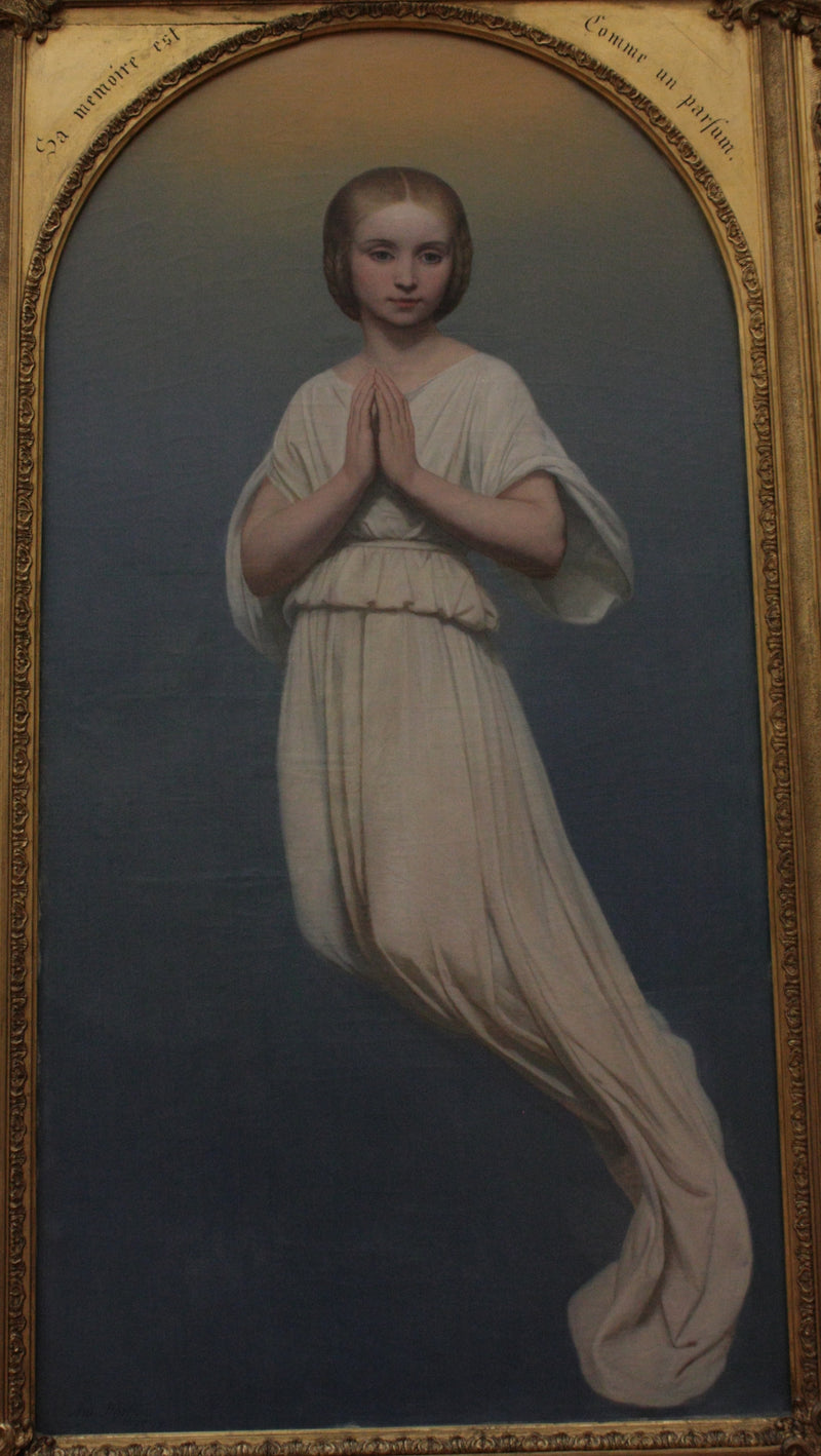Angel figure representing Mademoiselle de Montblanc after her death - Ary Scheffer