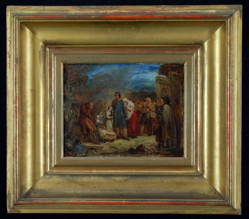 The Burned Farm - Ary Scheffer