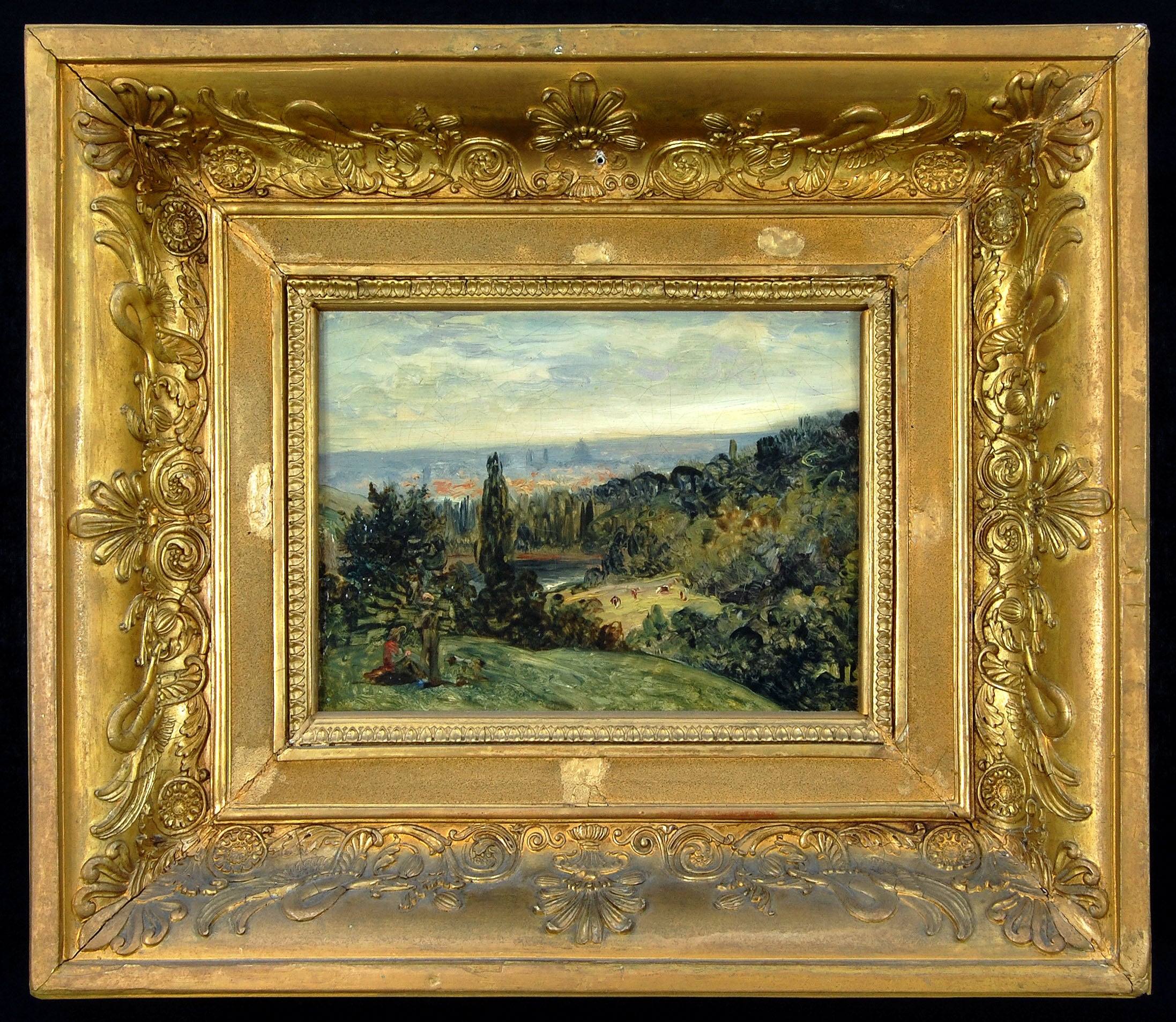 Paysage dans les environs de Paris - Ary Scheffer