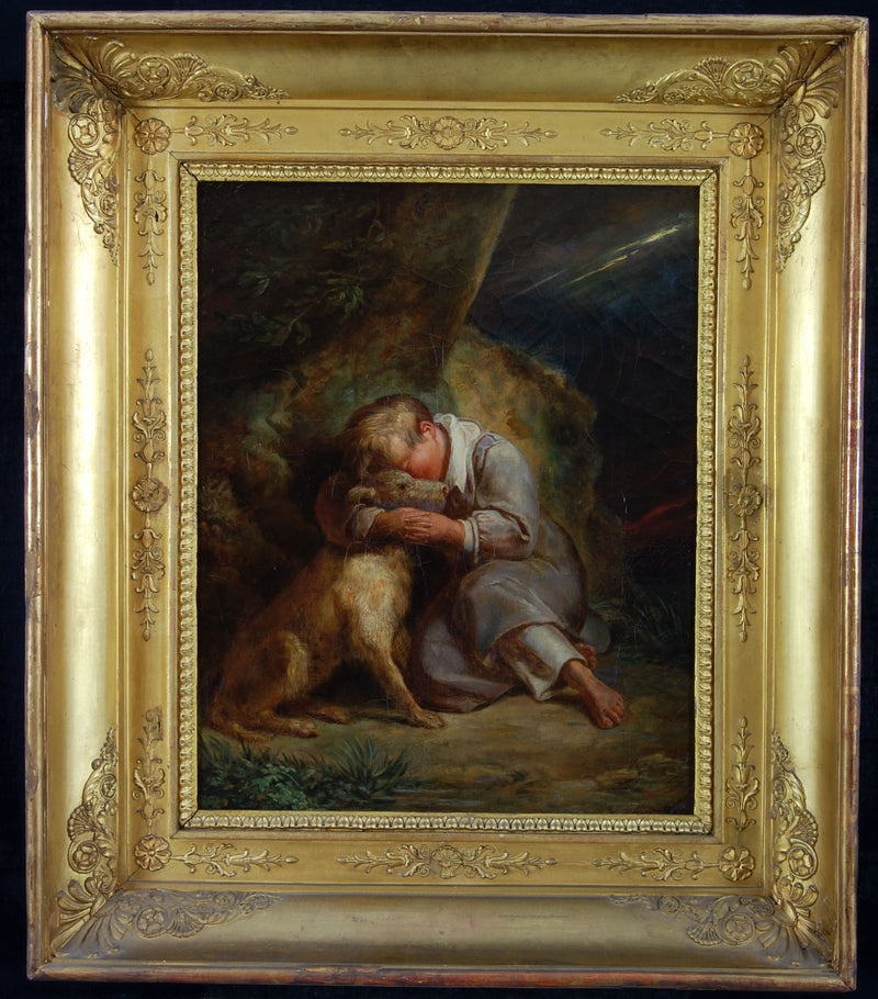 Child with Dog - Ary Scheffer
