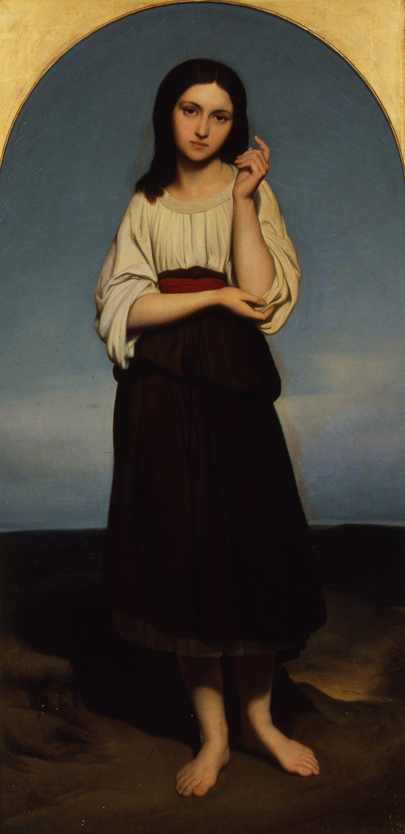 Cute desires his homeland - Ary Scheffer