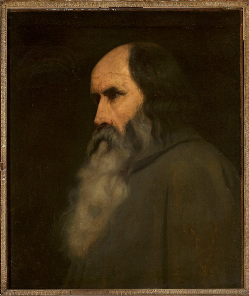 Portrait of an Old Man (Berthold Schwarz ?) - Ary Scheffer