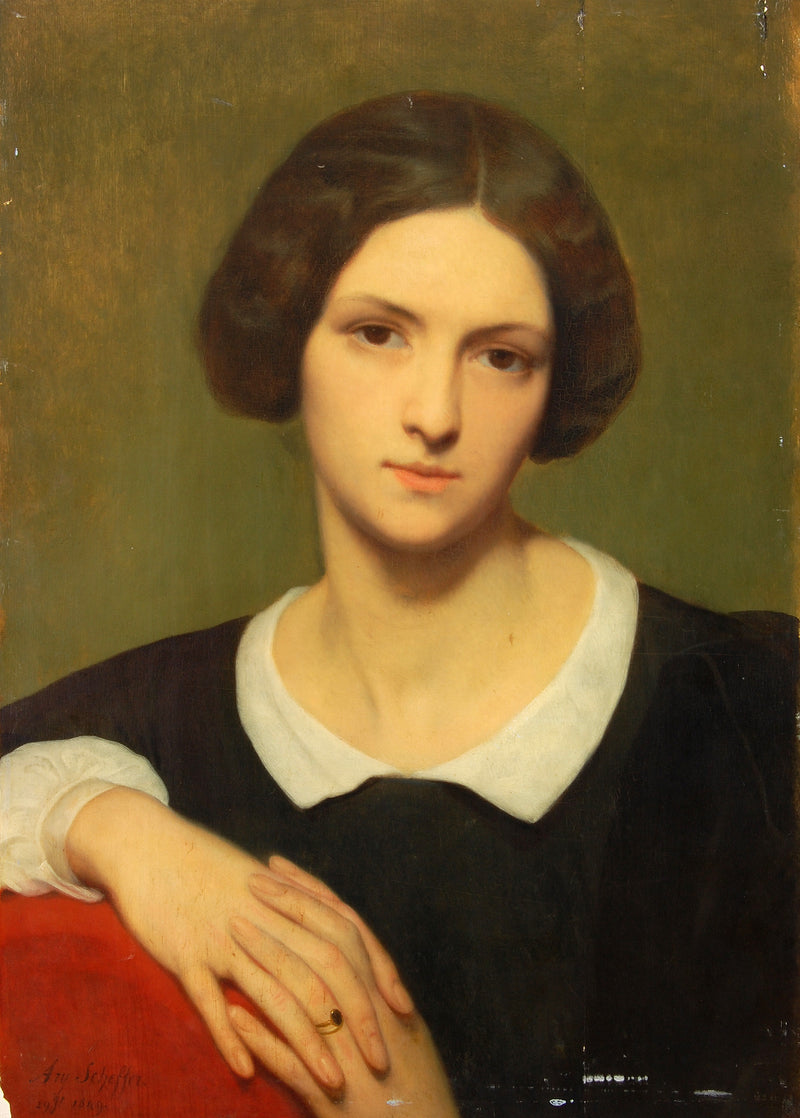 Portrait of Mrs. Cornelia Marjolin, née Scheffer, at the age of 19 - Ary Scheffer