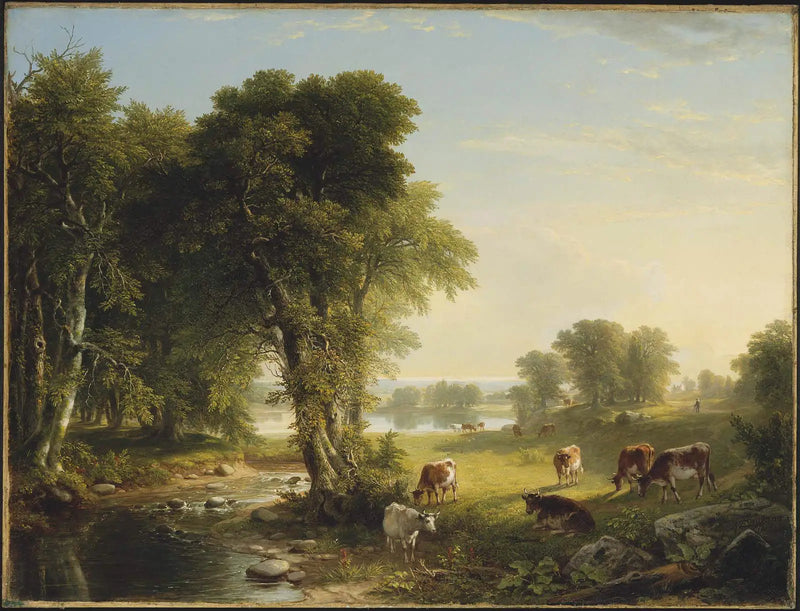 The babbling brook - Asher Brown Durand