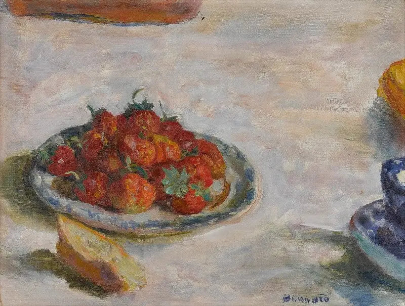 Strawberry Plate - Pierre Bonnard