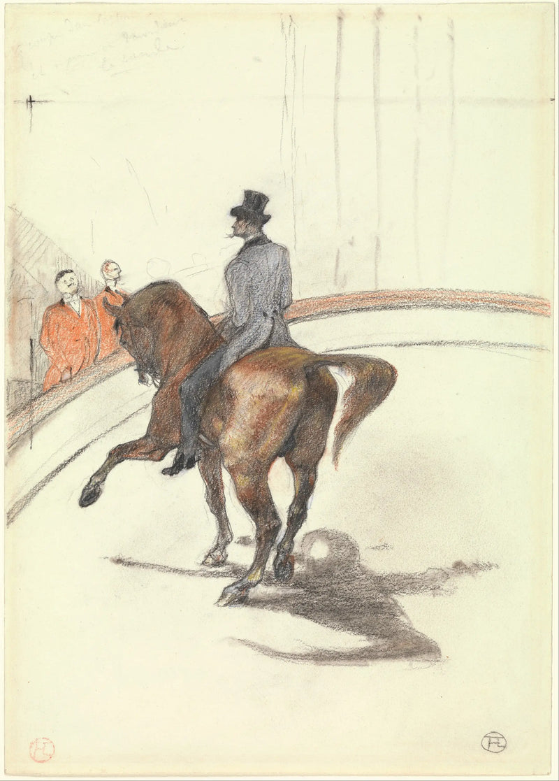 At the Circus: The Spanish Step - Henri de Toulouse-Lautrec