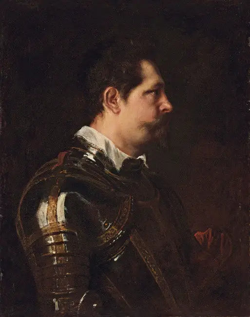 Portrait of an Unknown Italian Soldier - Antoine van Dyck