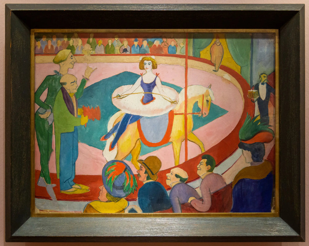 Reproduction du tableau « Q106819394 - August Macke » par Alpha Reproduction en peinture à l’huile