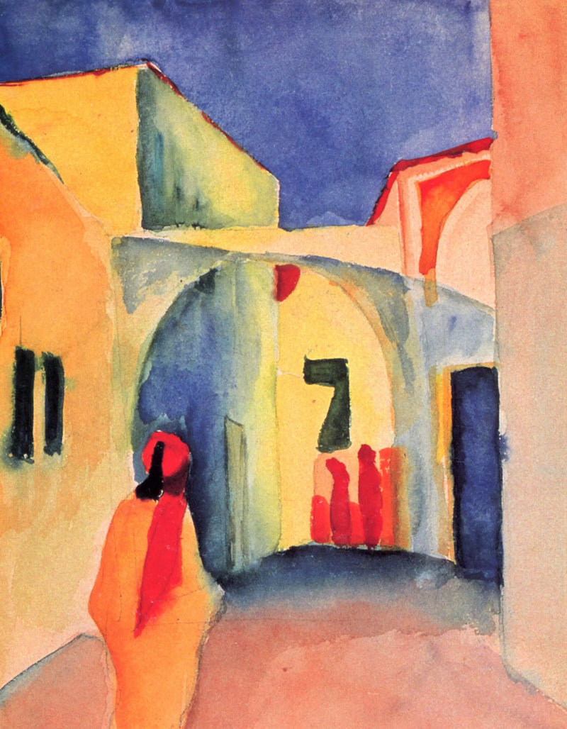 View in an Alley - August Macke