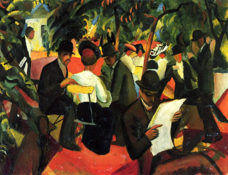 Garden Restaurant - August Macke