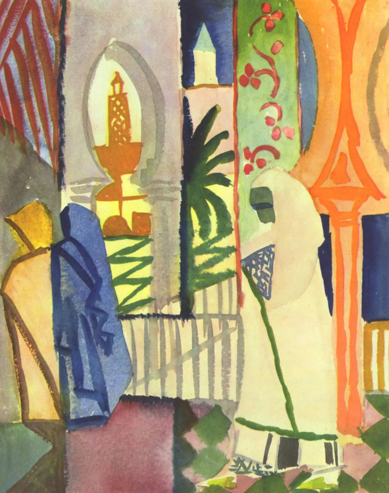 In the Temple Room - August Macke