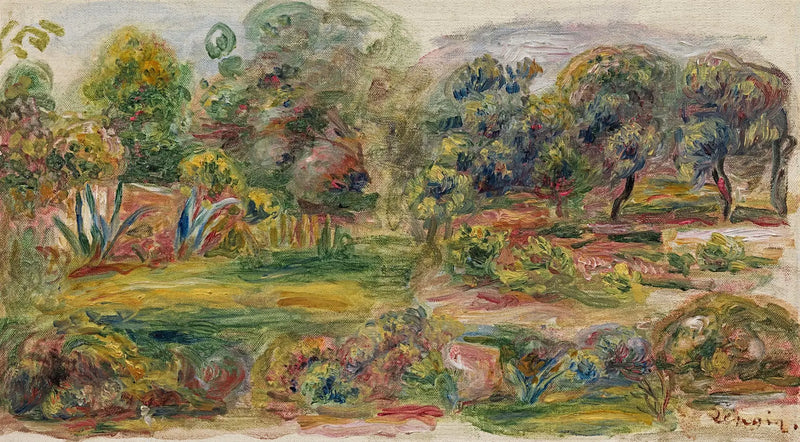 Landscape of the South - Pierre-Auguste Renoir