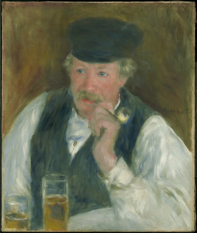 Portrait of Mr. Fournaise - Pierre-Auguste Renoir