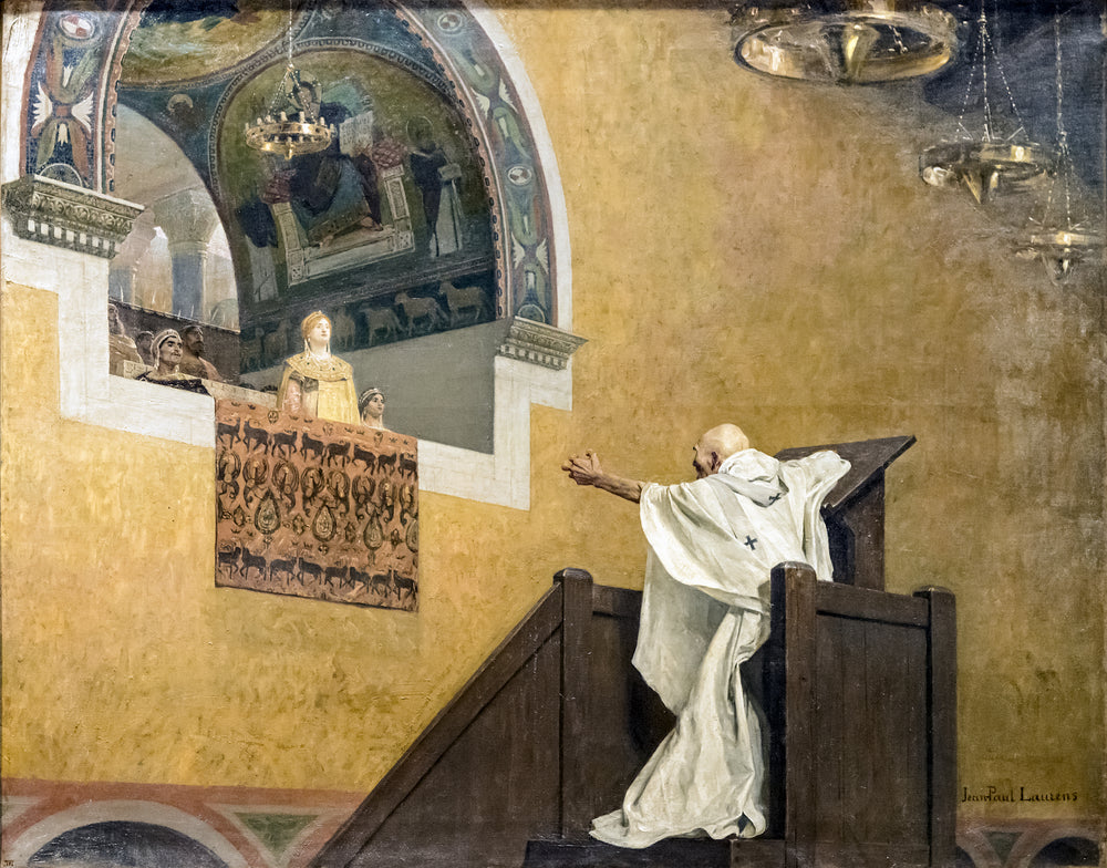 Saint Jean Chrysostome et l'Impératrice Eudoxie - Jean-Paul Laurens