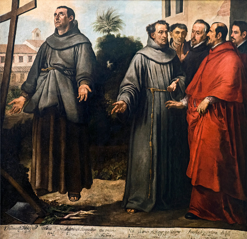San Diego de Alcalá de Henares en extase devant la croix - Bartolomé Esteban Murillo - Alpha Reproduction