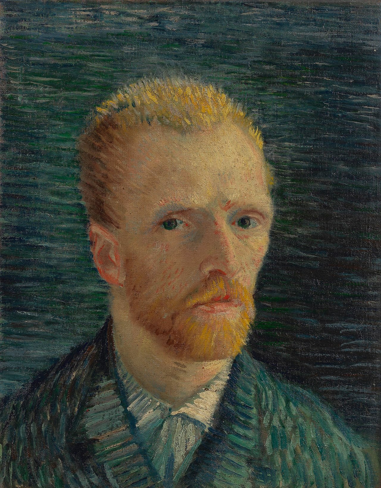 🎨 Self-portrait – Vincent van Gogh (1887)